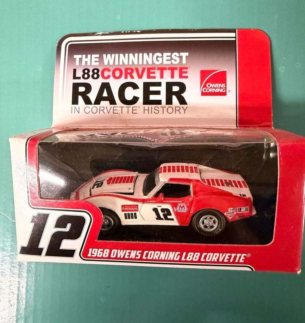 1968 Owens Corning L88 Corvette Racer #12 Diecast Model